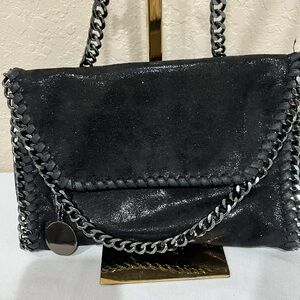 Women’s Elegant Black Chain Strap Crossbody Bag